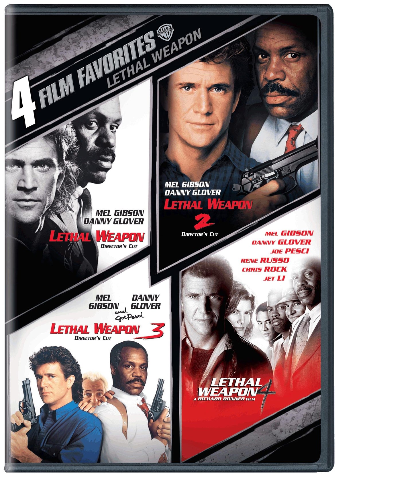 4 Film Favorites: Lethal Weapon (Lethal Weapon: Director's Cut, Lethal Weapon 2: Director's Cut, Lethal Weapon 3: Director's Cut, Lethal Weapon 4) - 3337