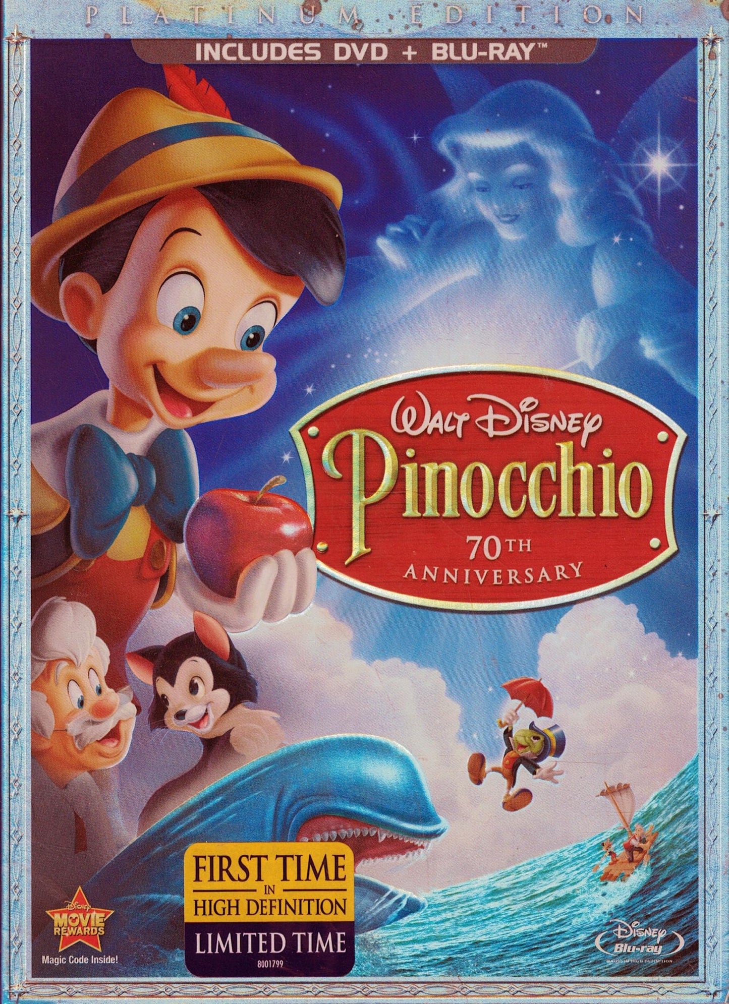 Pinocchio 70th Anniversary Platinum Edition - 7230