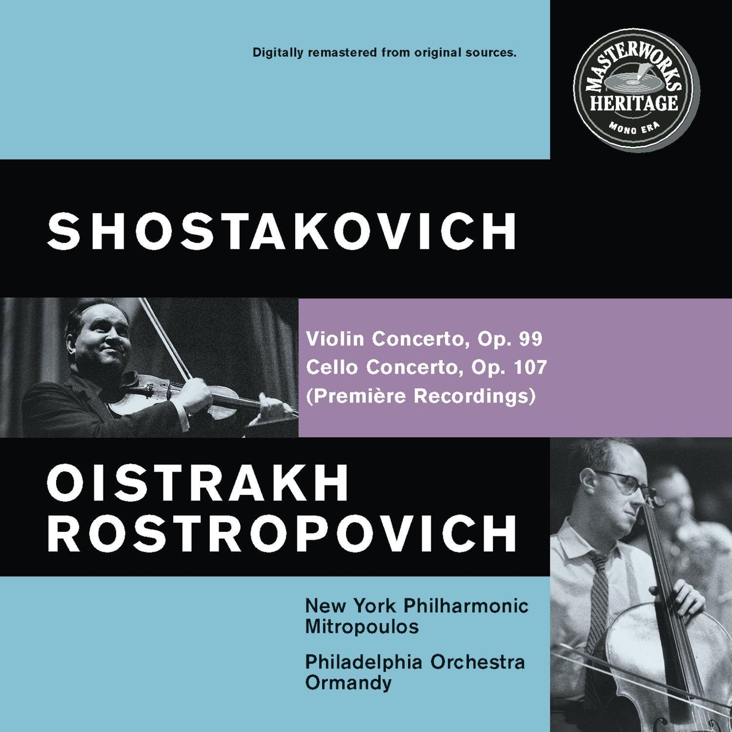 Shostakovich: Violin Concerto, Op. 99; Cello Concerto Op. 107 - 5000