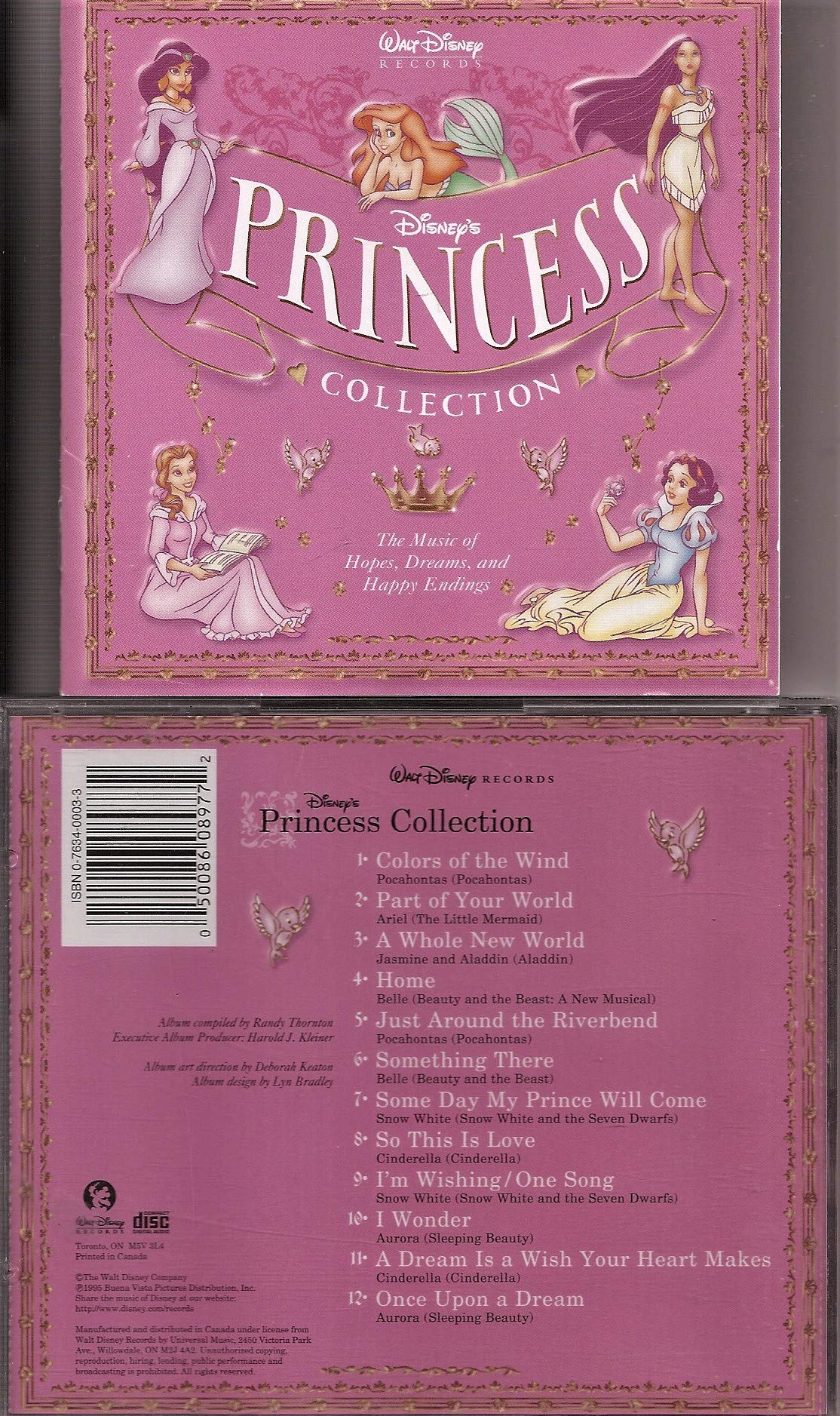 Disney's Princess Collection: The Music of Hopes, Dreams and Happy Endings - 3270