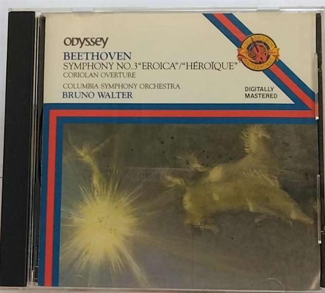 Bruno Walter & the Columbia Symphony Orchestra Perform Beethoven: Symphony No. 3, 'Eroica,' & the 'Coriolan' Overture (Stereo CD) - 3290