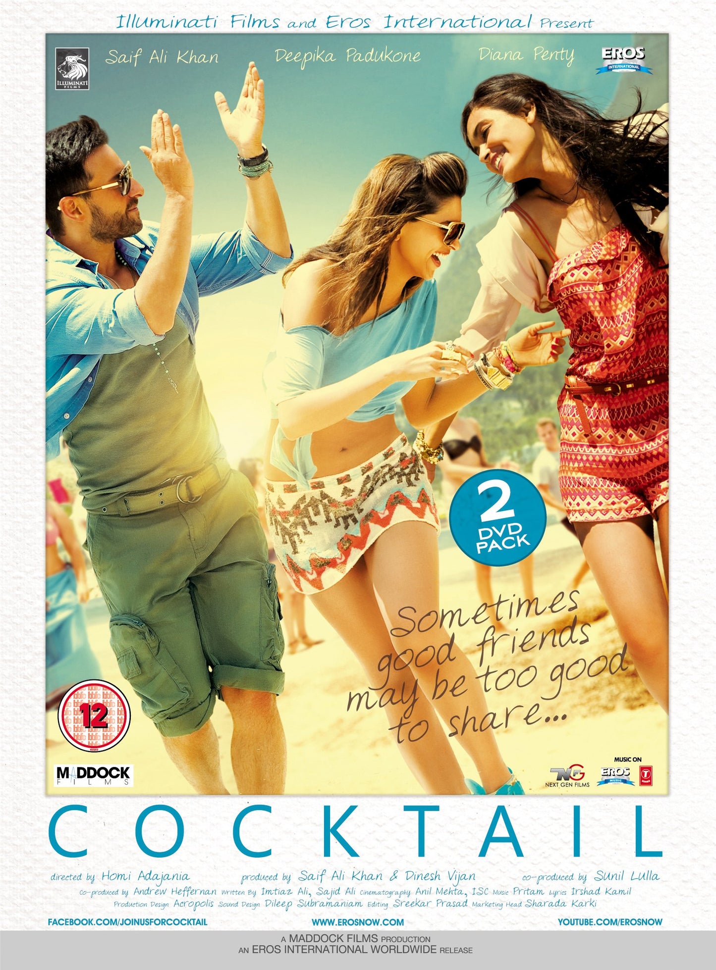 Cocktail 2 DVD Set (Bollywood DVD With English Subtitles) - 464