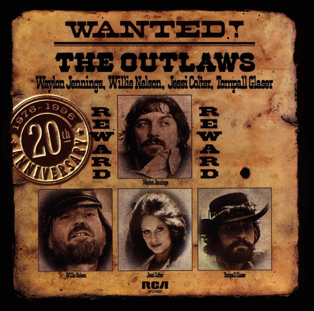 Wanted The Outlaws (1976-1996 20th Anniversary) - 1604