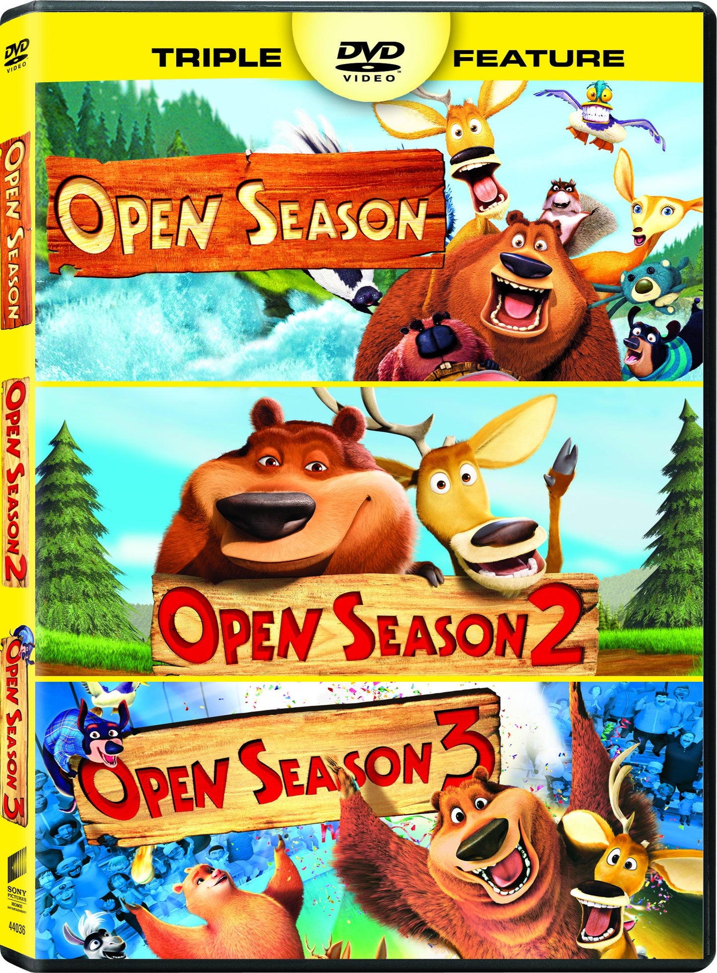 Open Season Dvd Triple Feature - 437