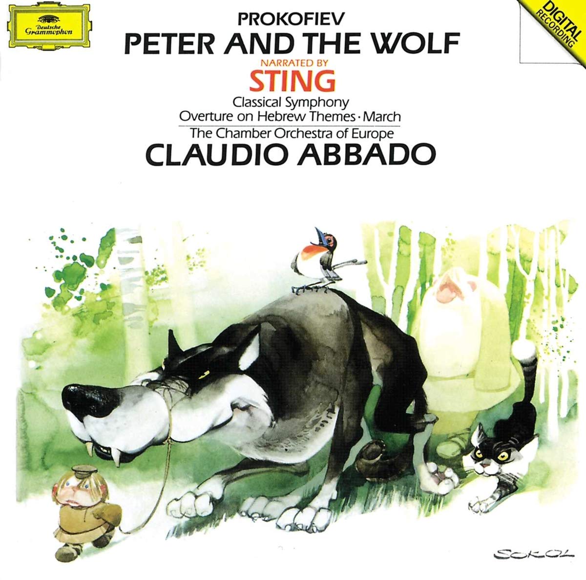 Prokofiev: Peter And the Wolf / March In B Flat Major / Overture On Hebrew Themes / Classical Symphony - 4544