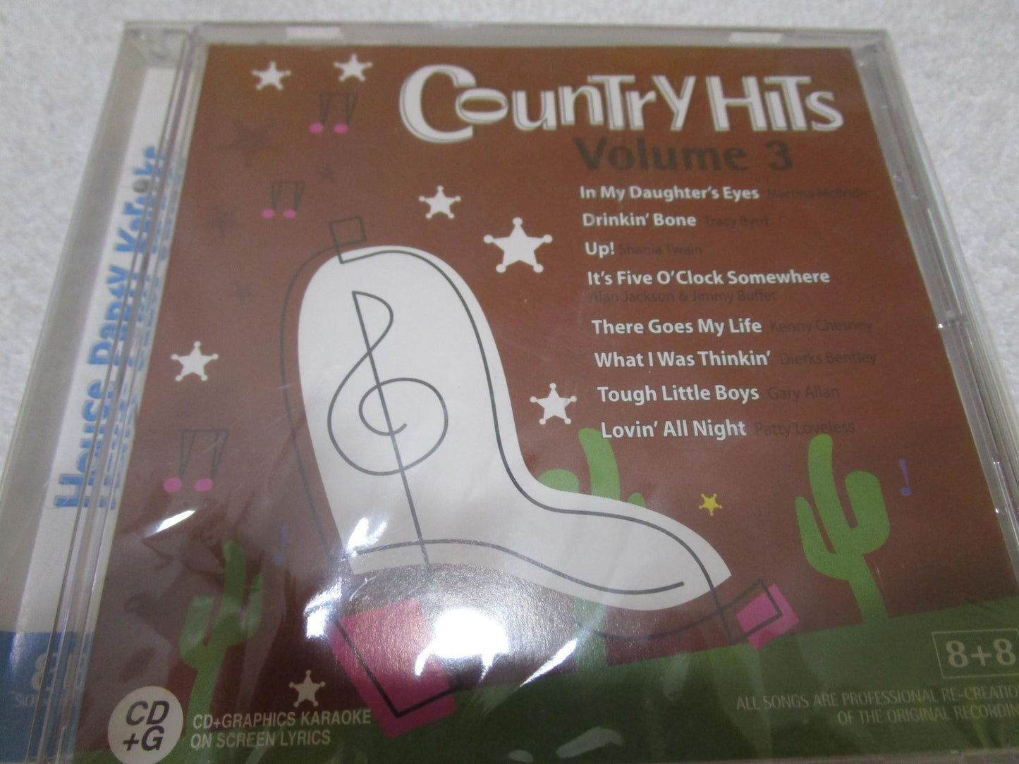 House Party Karaoke Country Hits Volume 3 CD & G - 8502