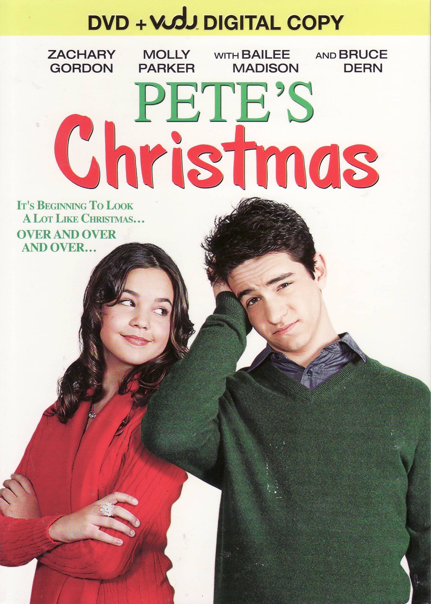Pete's Christmas DVD + VUDU Digital Copy (2013) Zachary Gordon, Molly Parker, Bailee Madison, Bruce Dern - 5068