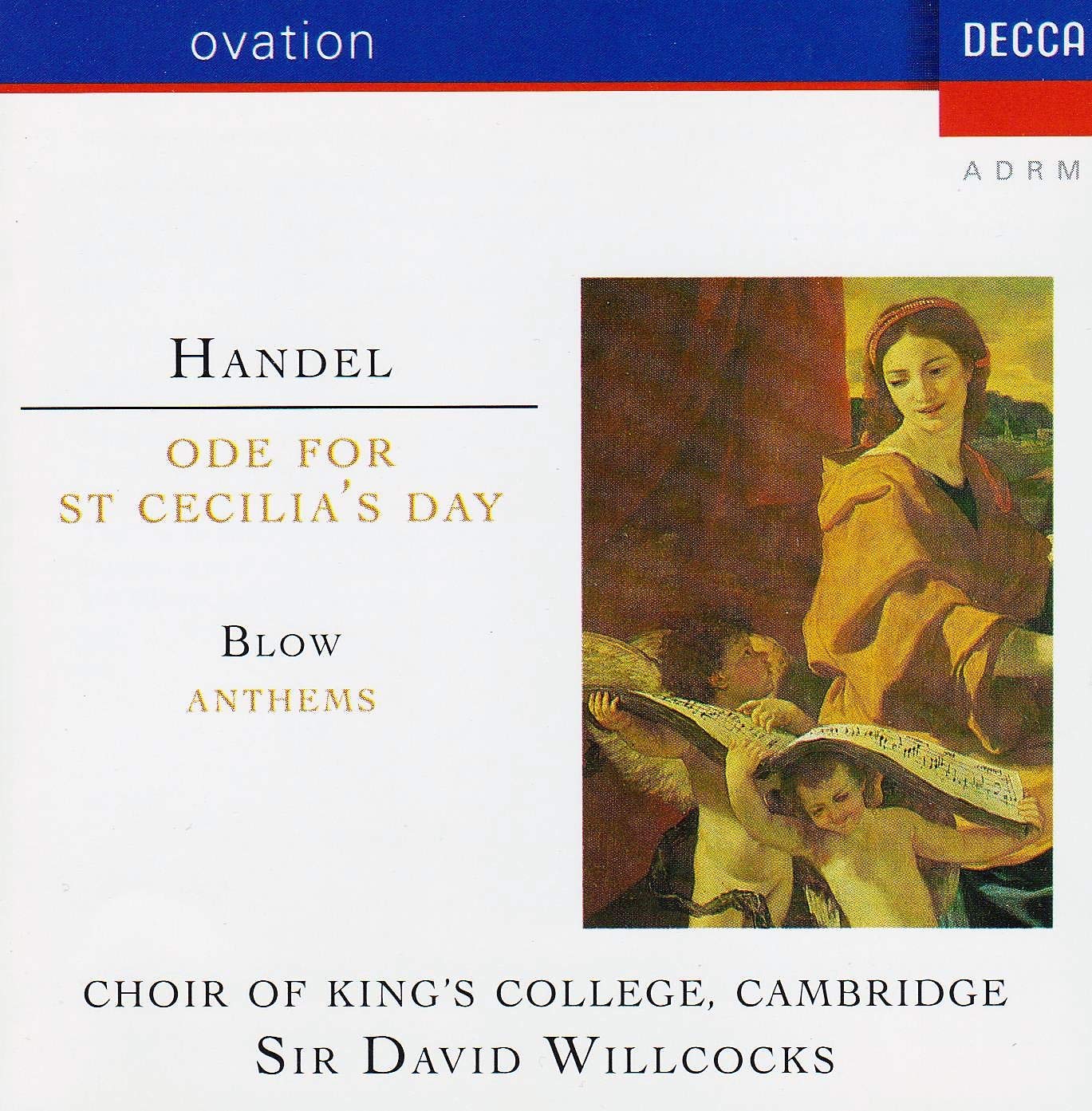 Handel: Ode For St Cecilia's D - 2919