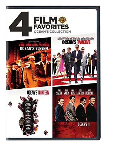 4 Film Favorites: Ocean's Collection (Ocean's 11 (1960), Ocean's Eleven (2001), Ocean's Twelve, Ocean's Thirteen) - 8201