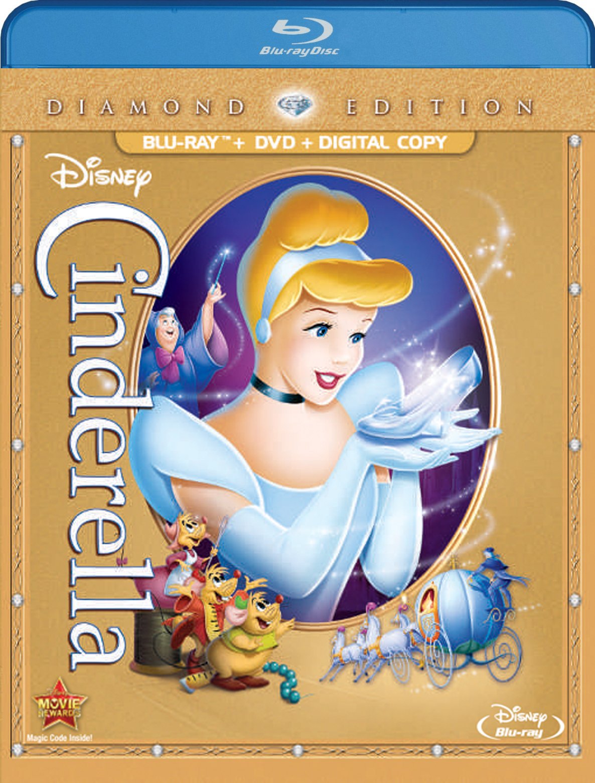 Cinderella (Three-Disc Diamond Edition: Blu-ray/DVD + Digital Copy) - 1652