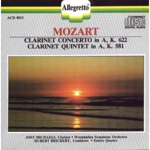 Clarinet Concerto / Clarinet Quintet - 4069