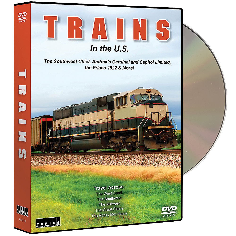Trains In The US 6-Disc DVD Set - Video Travel Scenic Railroad Country - 9095