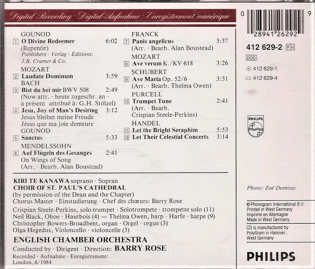 Kiri Te Kanawa - Ave Maria - 1514