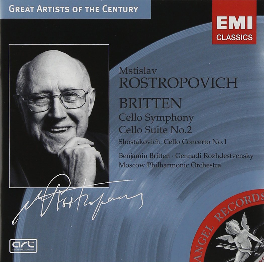 Britten: Cello Symphony; Cello Suite No. 2 / Shostokovich: Cello Concerto No. 1 ~ Rostropovich - 7581