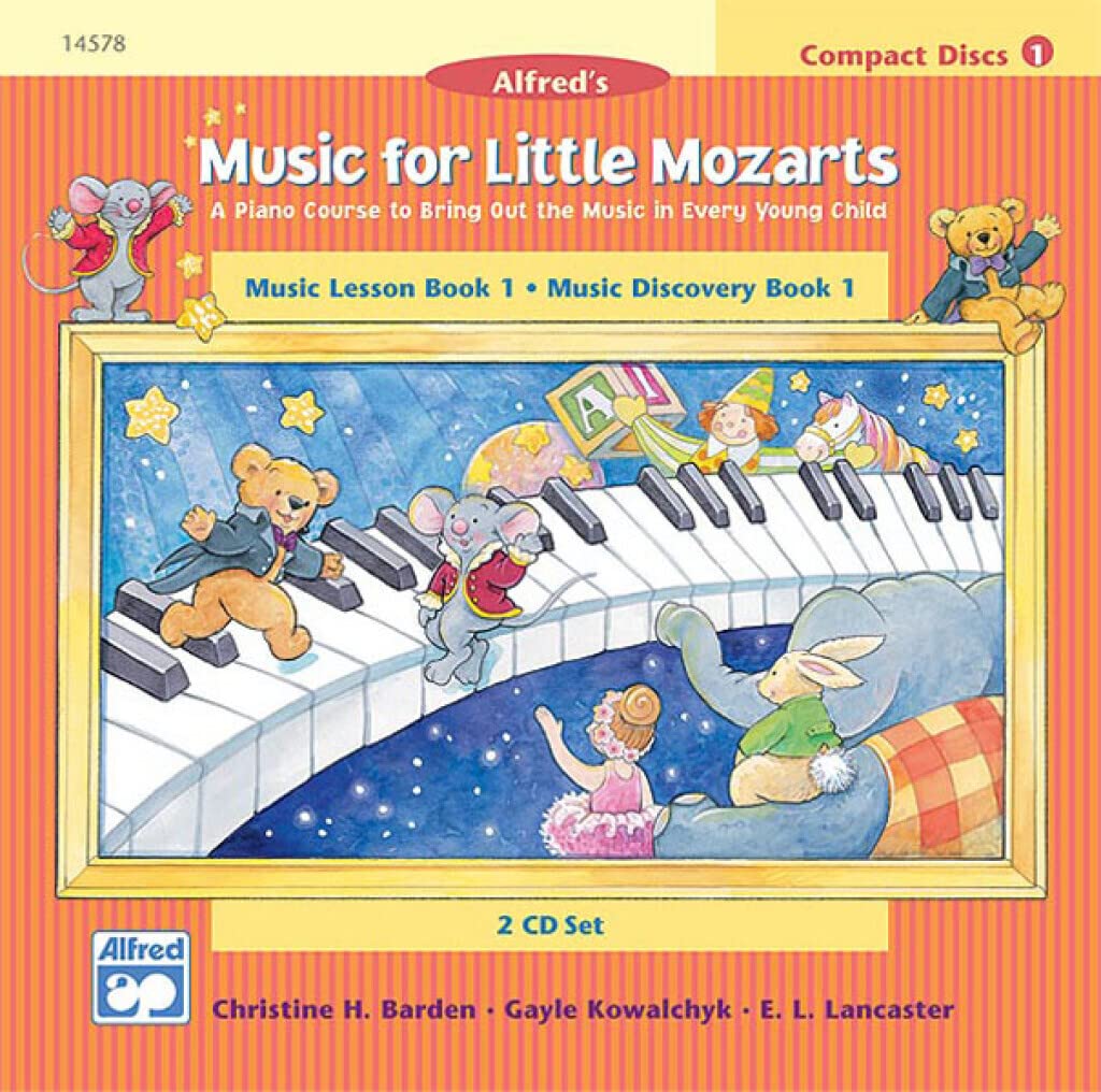 Music for Little Mozarts 2-CD Sets for Lesson and Discovery Books, Level 1 - 1557