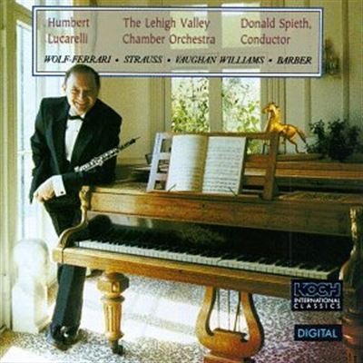Barber: Canzonetta for Oboe and String Orchestra/Strauss: Concerto for Oboe and Small Orchestra/Wolf-Ferrari: Idillio - 8353