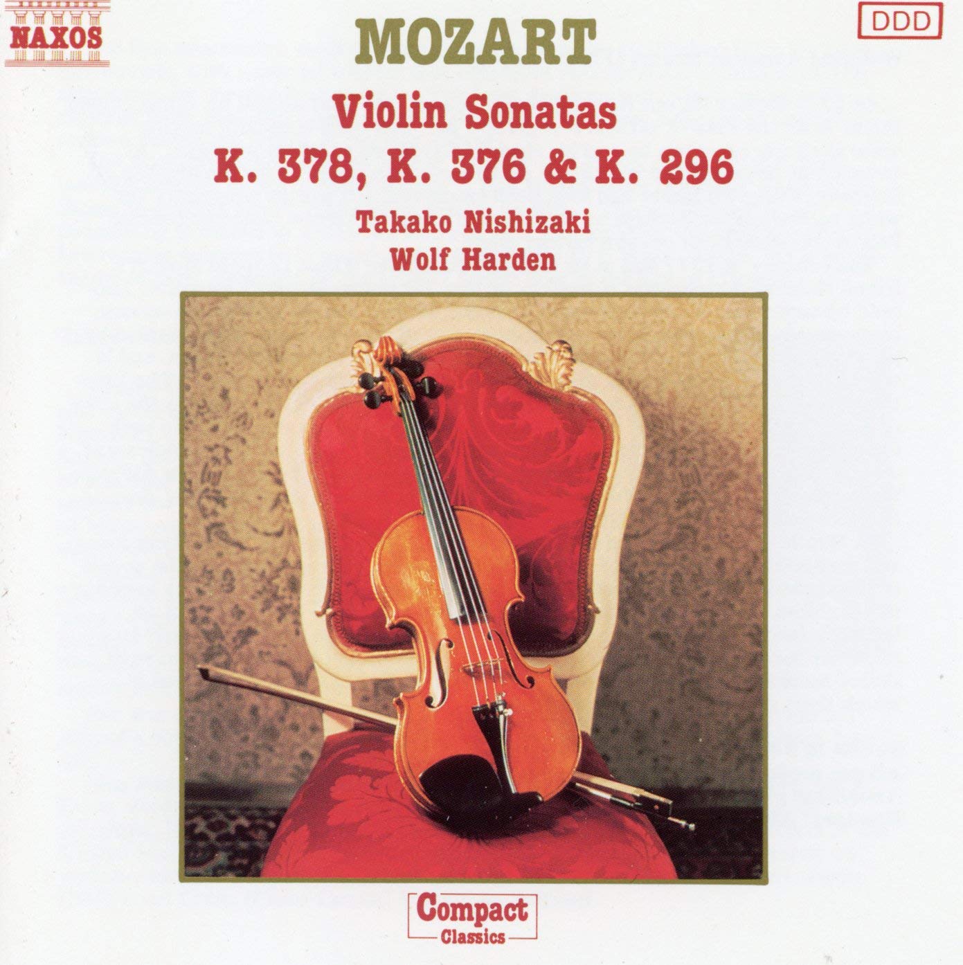 Mozart: Violin Sonatas K.378 , K.376 & K.296 - 9047