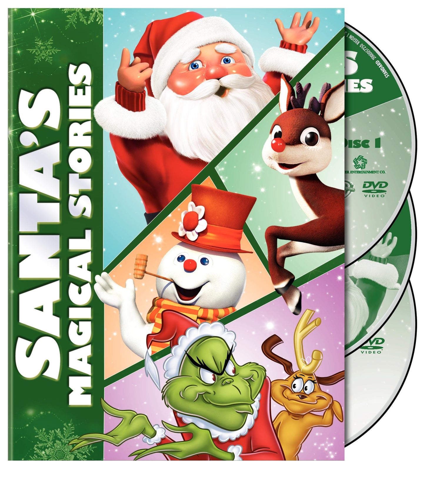 Santa's Magical Stories (Dr. Seuss' How the Grinch Stole Christmas / The Year Without a Santa Claus / Jack Frost) - 8188