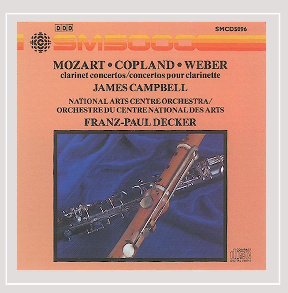 Mozart / Copland / Weber: Clarinet Concertos - 6643