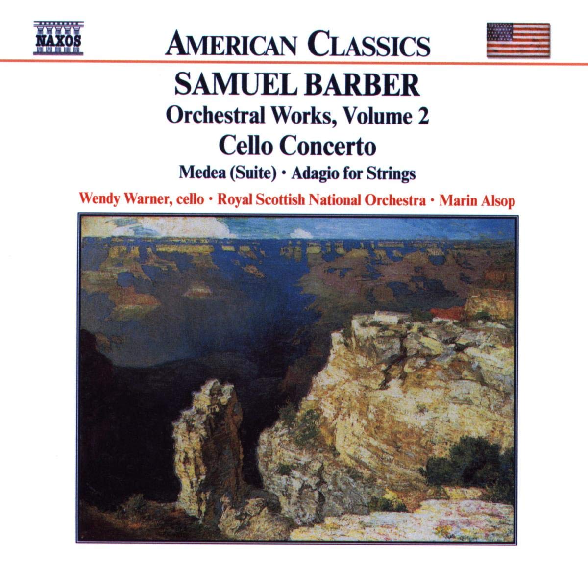 Samuel Barber: Orchestral Works, Vol. 2 - Cello Concerto / Medea Suite / Adagio for Strings - 1006
