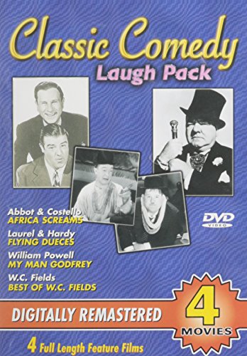 Classic Comedy Laugh Pack (Africa Screams / Flying Dueces / My Man Godfrey / Best of W. C. Fields) - 8049