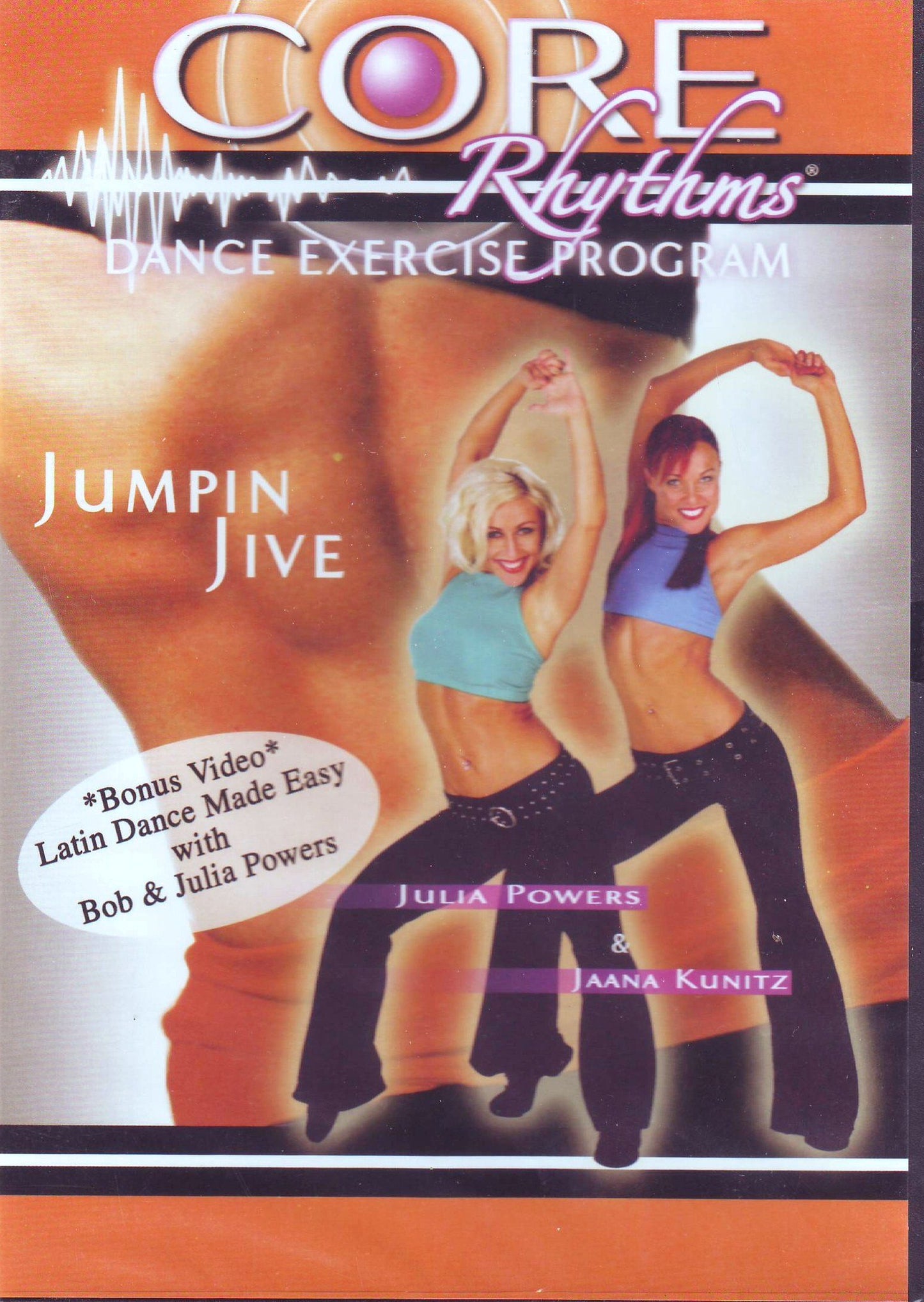 CORE RHYTHMS Dance Exercise Program JUMPIN JIVE /Bonus Video Latin Dance Made Easy - 7173