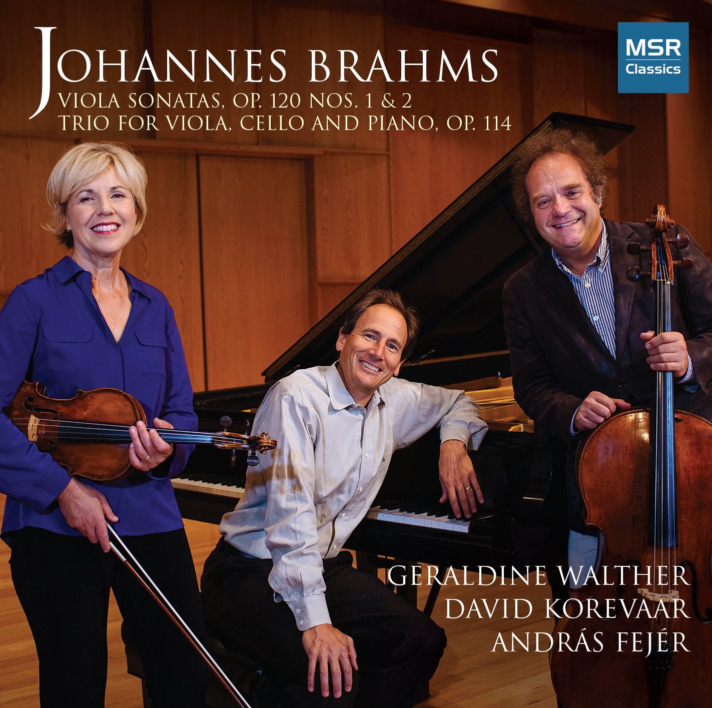 Johannes Brahms: Sonata in F minor for Viola and Piano, Op.120 No.1; Sonata in E-flat major for Viola and Piano, Op.120 No.2; Trio in A minor for Viola, Violoncello and Piano, Op.114 - 7936