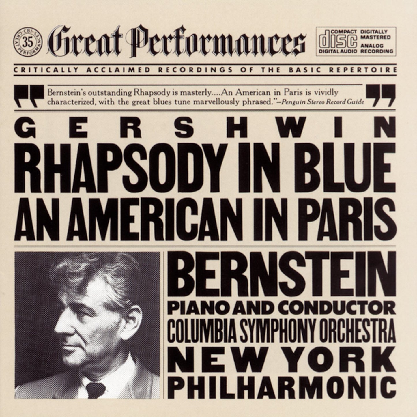 Gershwin: Rhapsody in Blue & An American in Paris - 5012