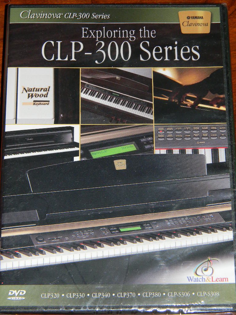 Clavinova CLP-300 Series Exploring the CLP-300 Series DVD - 9618