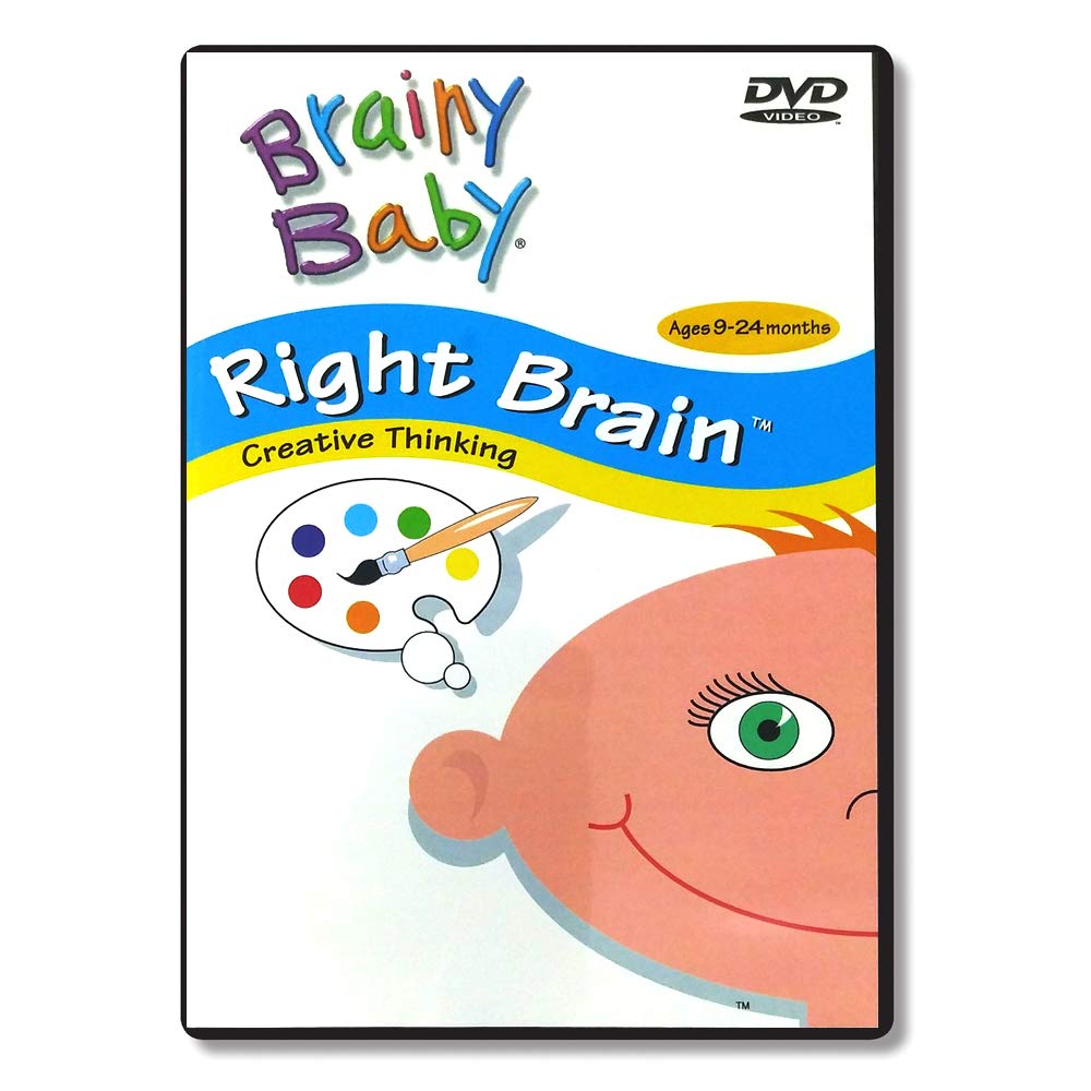 Brainy Baby Right Brain Infant Learning DVD: Creative Thinking Infant Brain Development Classic Edition - 9437