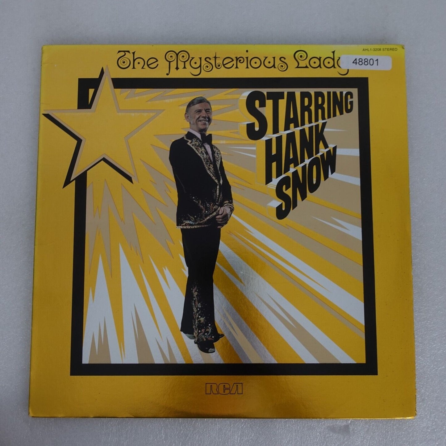 Hank Snow The Mysterious Lady LP Vinyl Record Album
