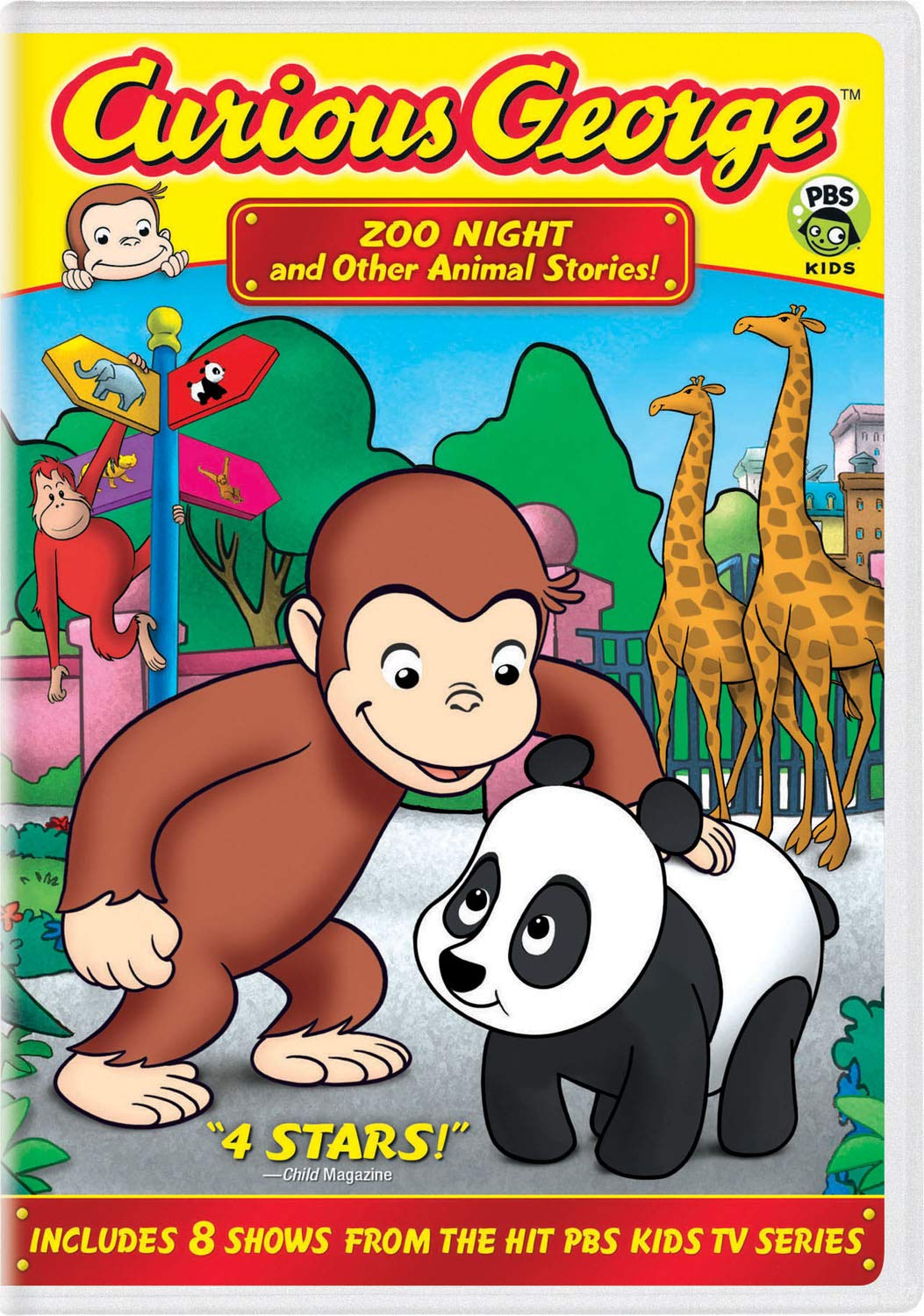 Curious George - Zoo Night & Other Animal Stories - 2602