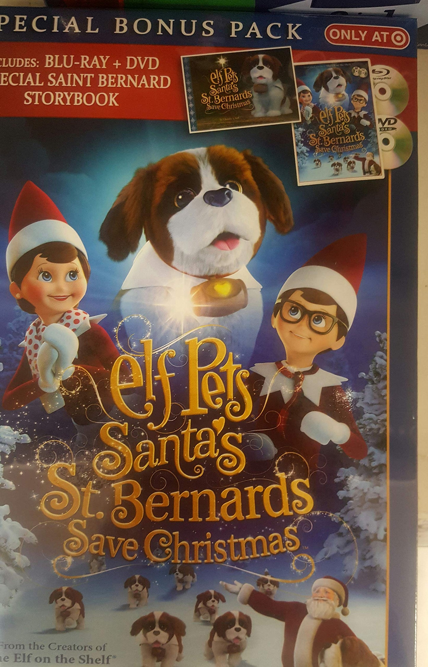 Unbranded Elf Pets Santa's st. Bernards Saved Christmas Combo (Blu-ray) - 1766