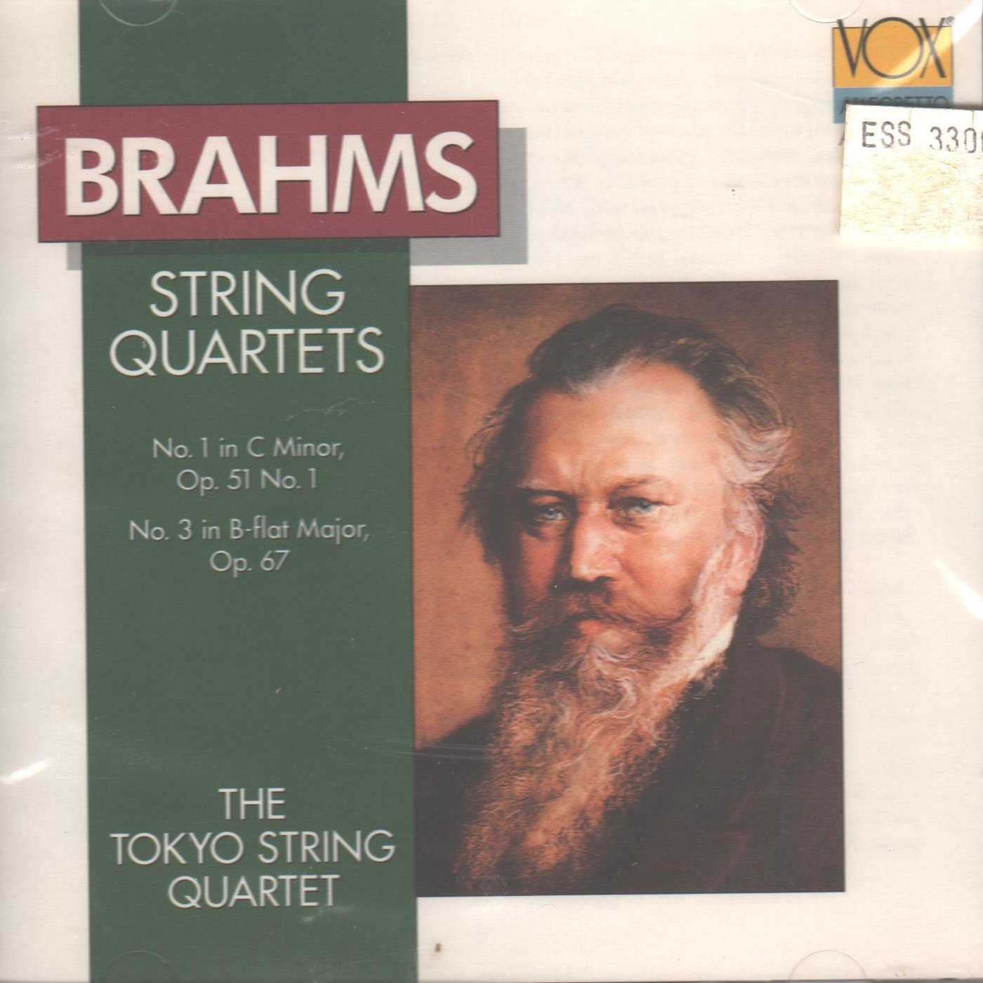 Brahms: String Quartet No. 1 in C Minor, Op. 51 No. 1 & String Quartet No. 3 in B-flat Major, Op. 67 - 1131