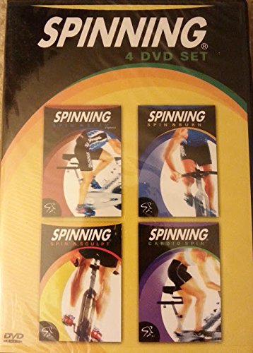 Spinning - 4 DVD Set: Spin & Slim Express, Spin & Burn, Spin & Sculpt, Cardio Spin - 6968