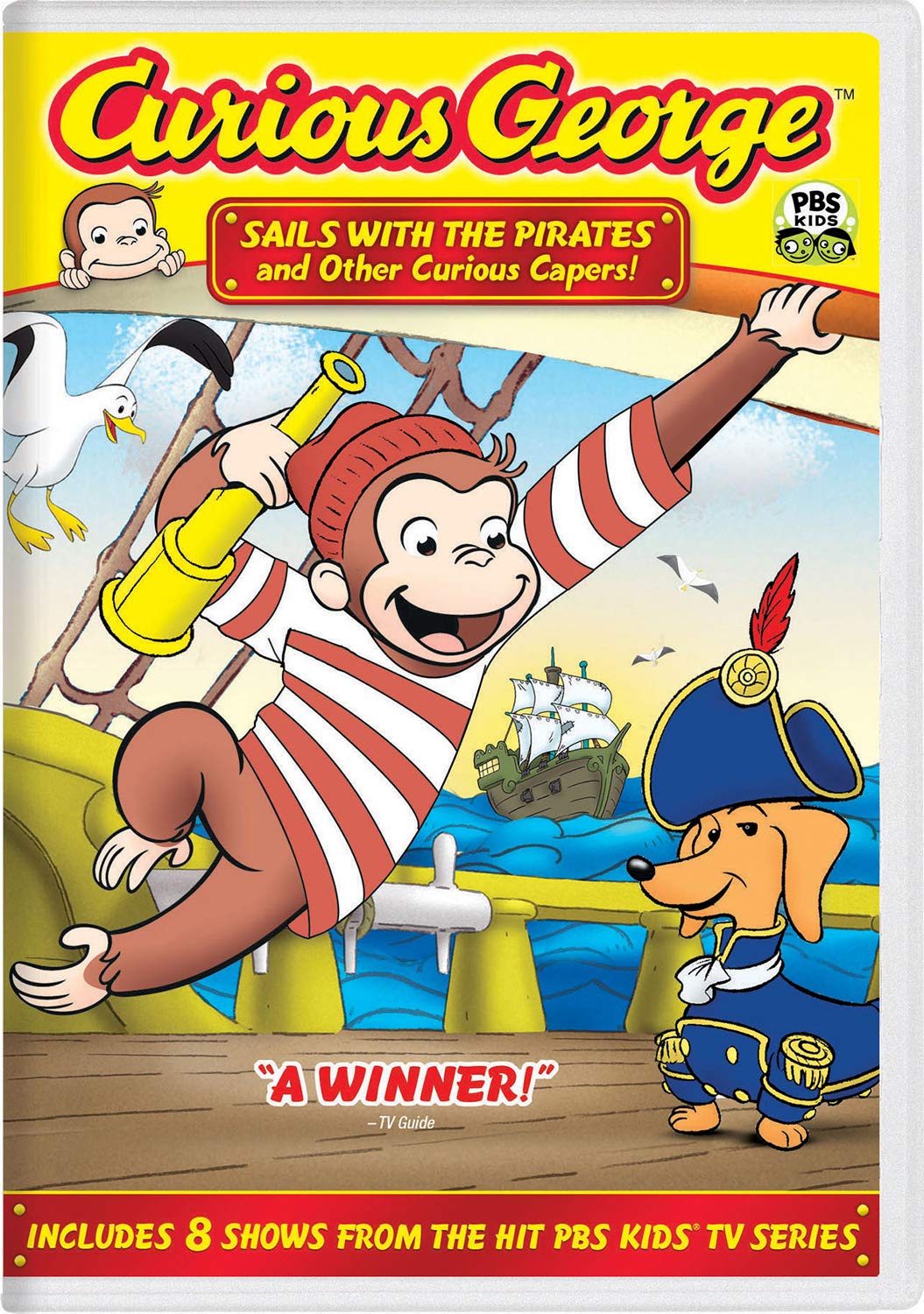 Curious George: Sails with the Pirates and Other Curious Capers! [DVD] - 2627