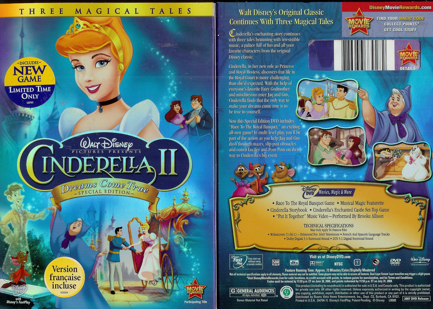 Cinderella II: Dreams Come True (Special Edition) - 6137