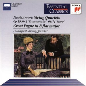 Beethoven: String Quartets Op.59, No.3 'Razumovsky': Op.74 'Harp': Great Fugue in B flat major - 3358