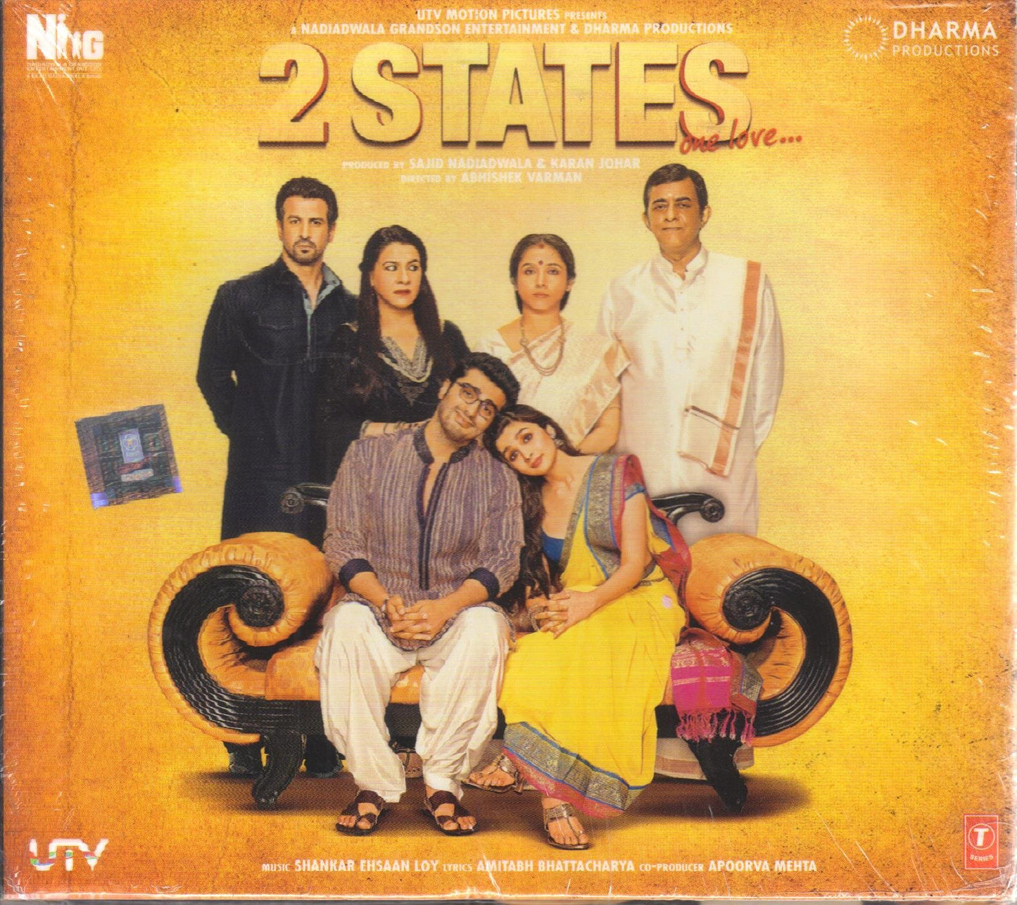 2 States Hindi CD (Bollywood/2014/Music/Cinema) (2 states one love songs CD) - 2275