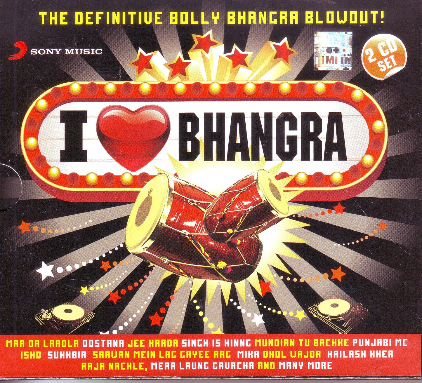 I Love Bhangra - CD 1 & 2 (Bhangra / Film Soundtrack / Bollywood Movies Songs) - 9284