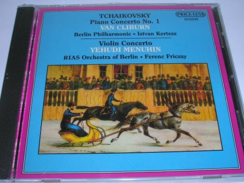 Van Cliburn performs Tchaikovsky Piano Concerto No 1; Yehudi Menuhin performs Tchaikovsky Violin Concerto (Price-less) - 9551