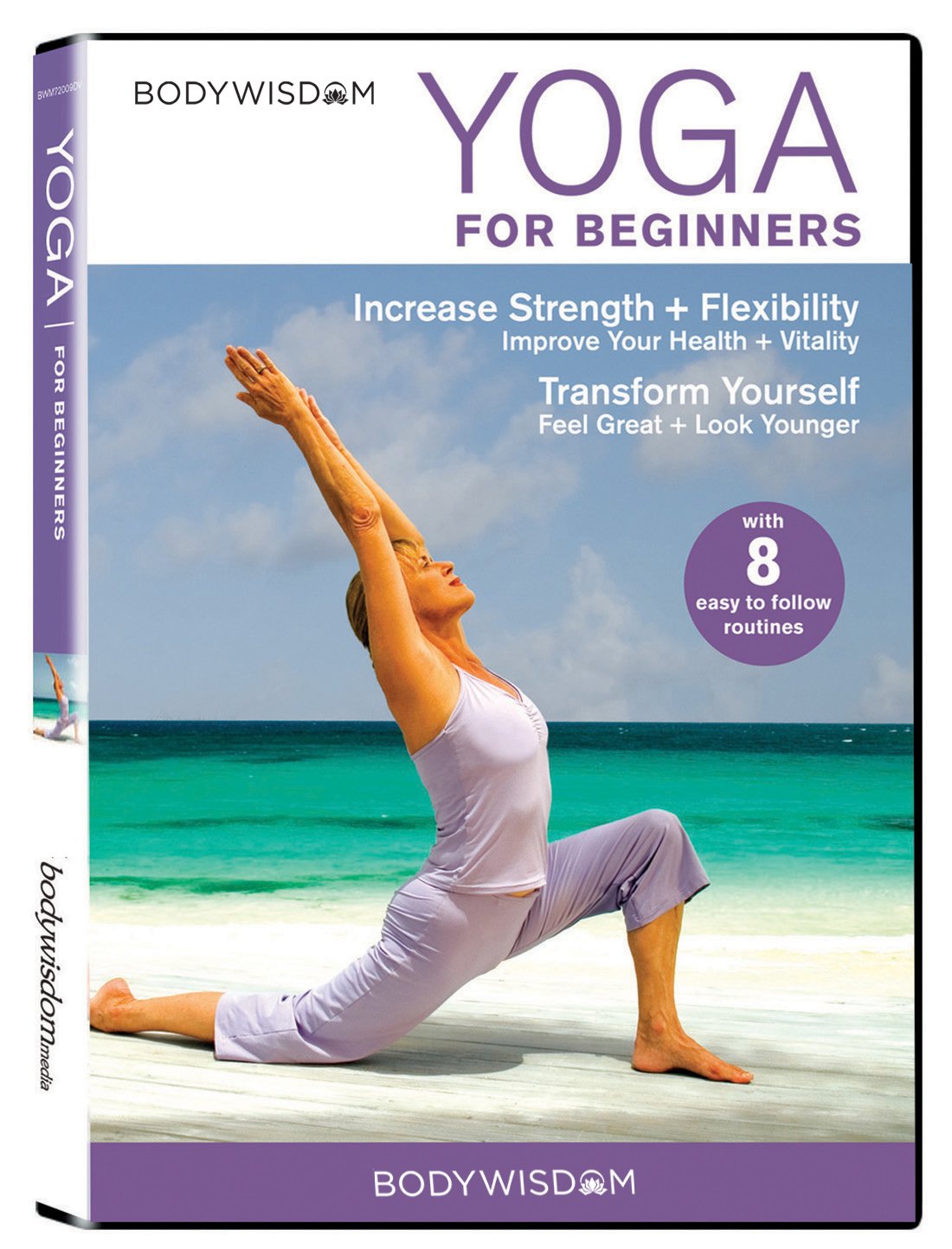Yoga for Beginners DVD: 8 Yoga Video Routines for Beginners. Includes Gentle Yoga Workouts to Increase Strength & Flexibility - 2008