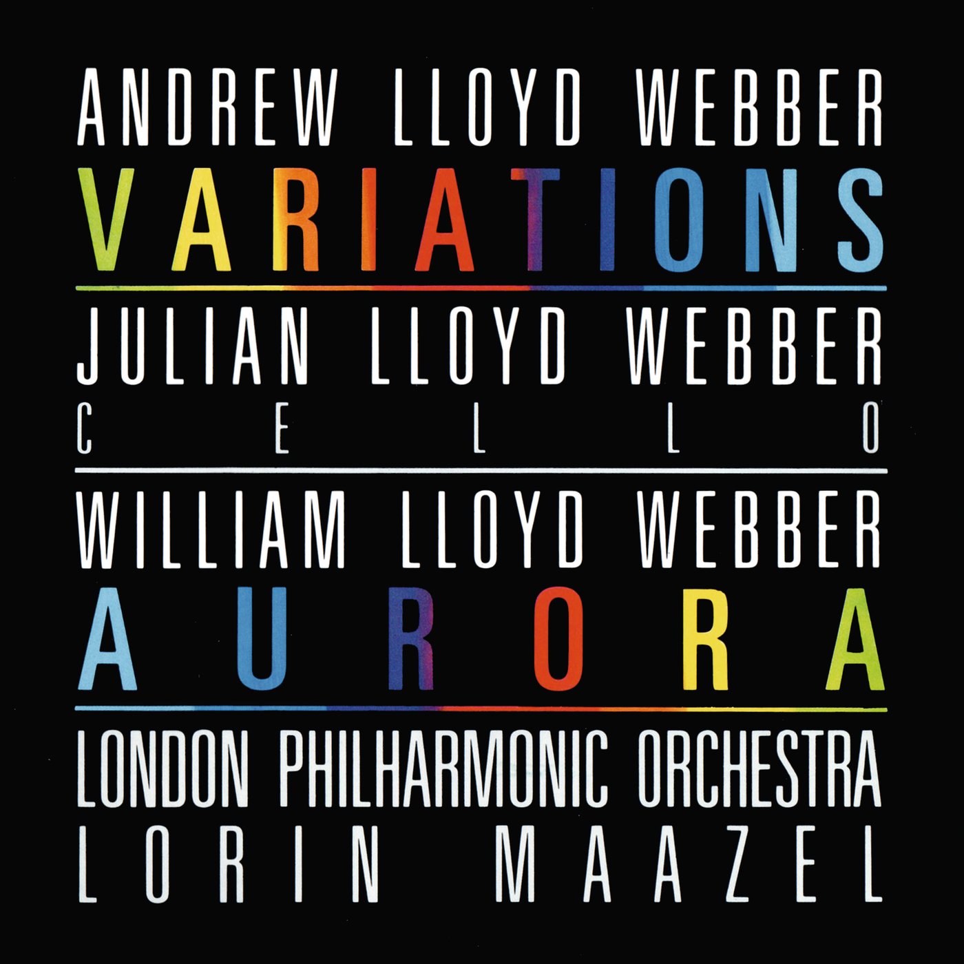 Andrew & William Lloyd Webber: Variations / Aurora - 4277