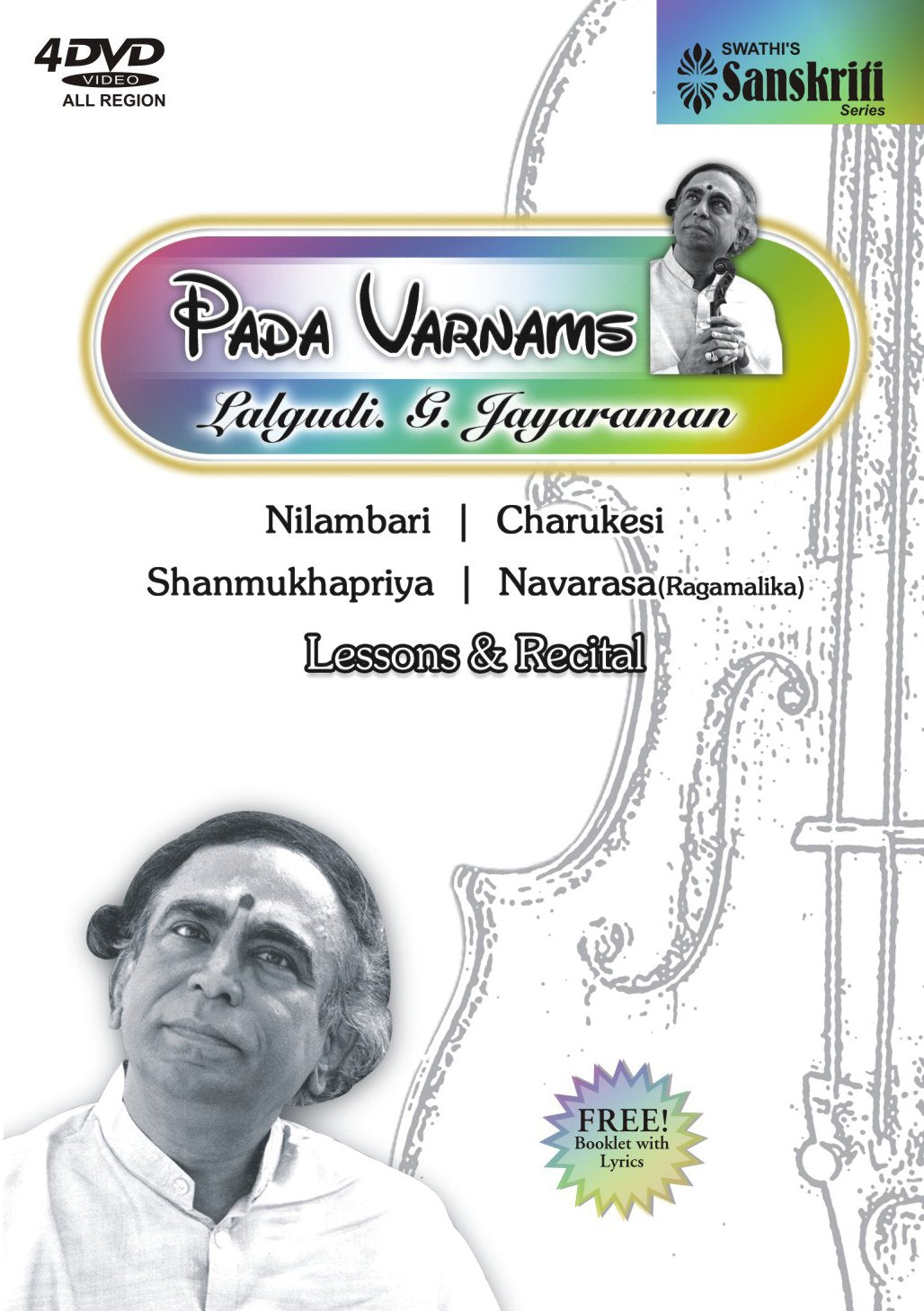 Pada Varnams Bulk Pack DVD - 1725