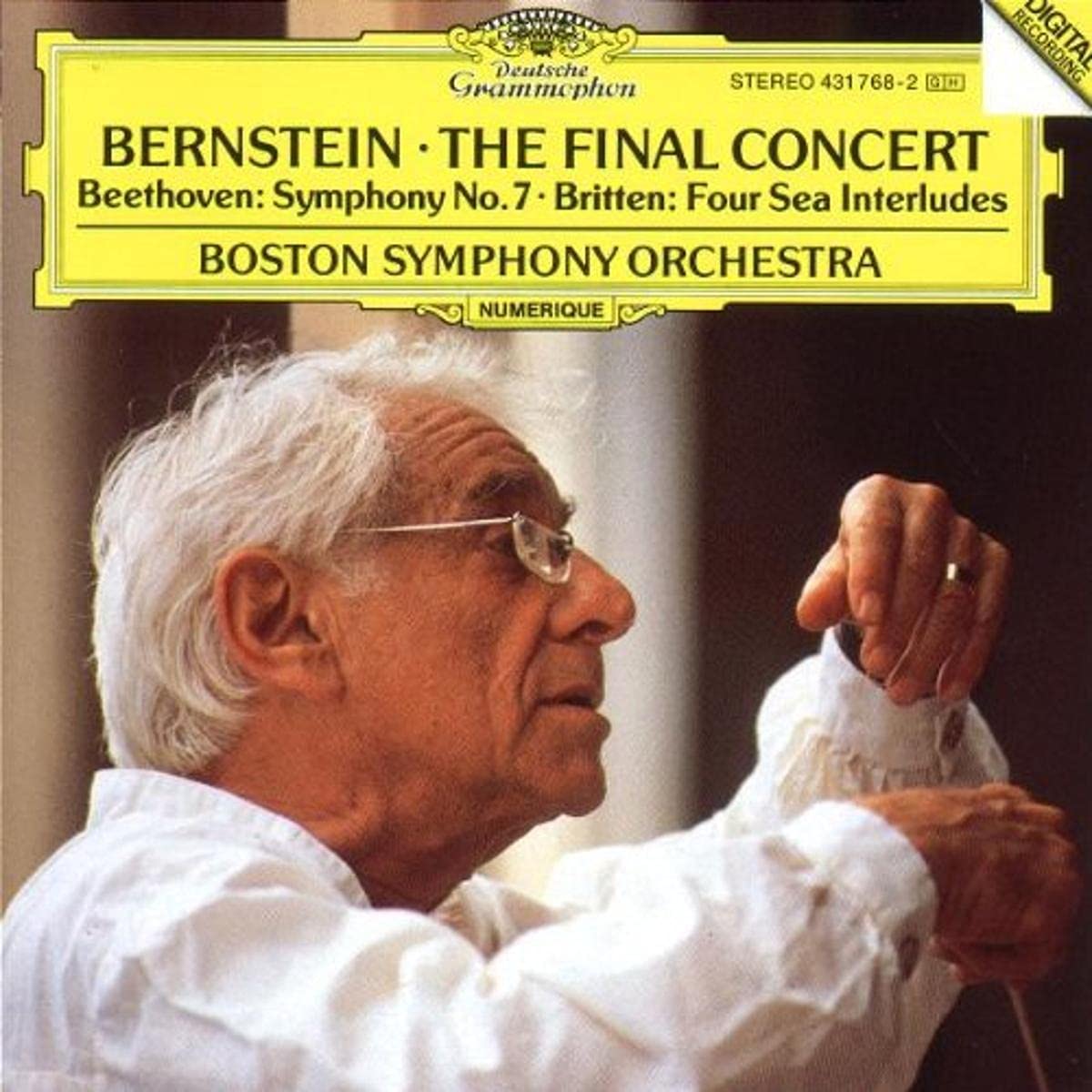 Bernstein ~ The Final Concert- Beethoven: Symphony No. 7 / Britten: Four Sea Interludes, from Peter Grimes - 8301