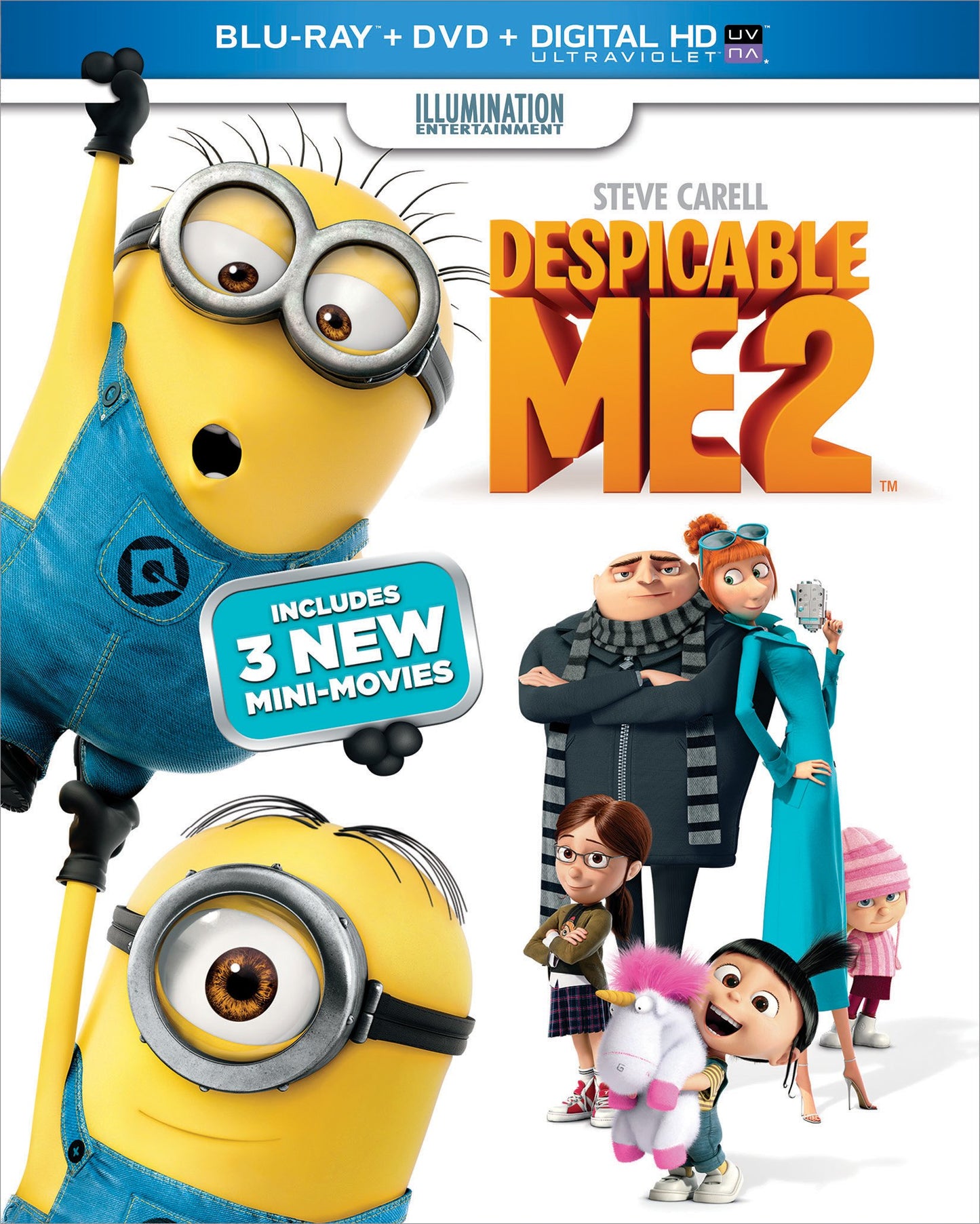 Despicable Me 2 (Blu-ray + DVD + Digital) - 2708