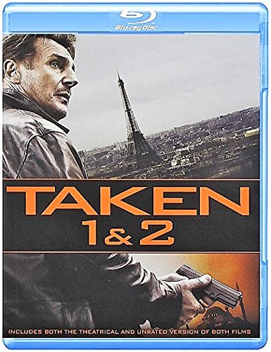 TAKEN 1 & 2 - DOUBLE FEATURE - BLU RAY - 367