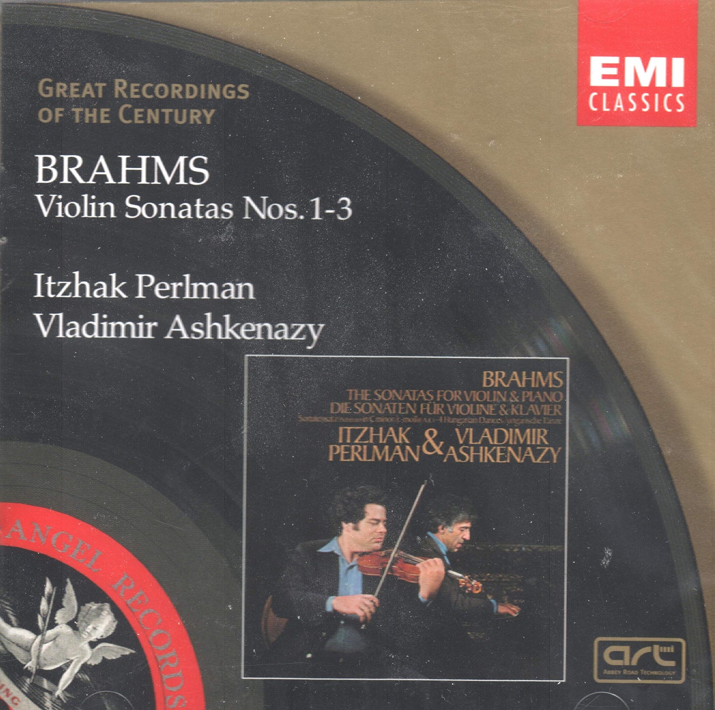 Great Recordings Of The Century Brahms: Violin Sonatas Nos 1-3 Itzhak Perlman Vladimir Ashkenazy - 8215