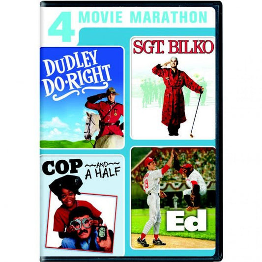 4 Movie Marathon: Family Comedy Collection (Dudley Do-Right / Sgt. Bilko / Cop and a Half / Ed) - 4037