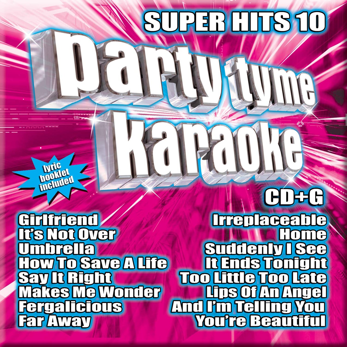 Party Tyme Karaoke - Super Hits 10 (16-song CD+G) - 5681